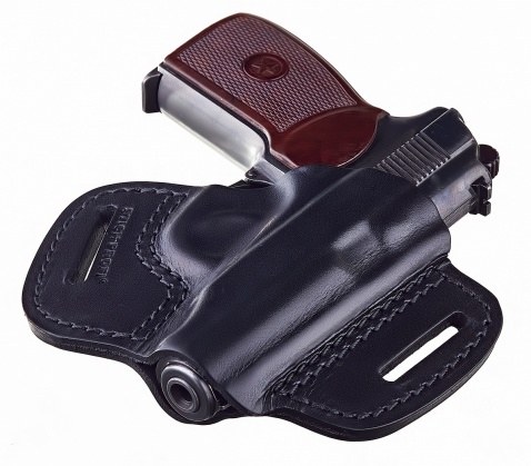 Кобура ПРОФИ поясная ПМ №01 Люкс 2-уха откр.